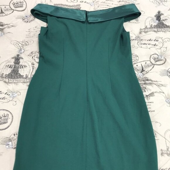 Ralph Lauren Silk Sleeveless Off Shoulder Cocktail - Picture 6 of 8